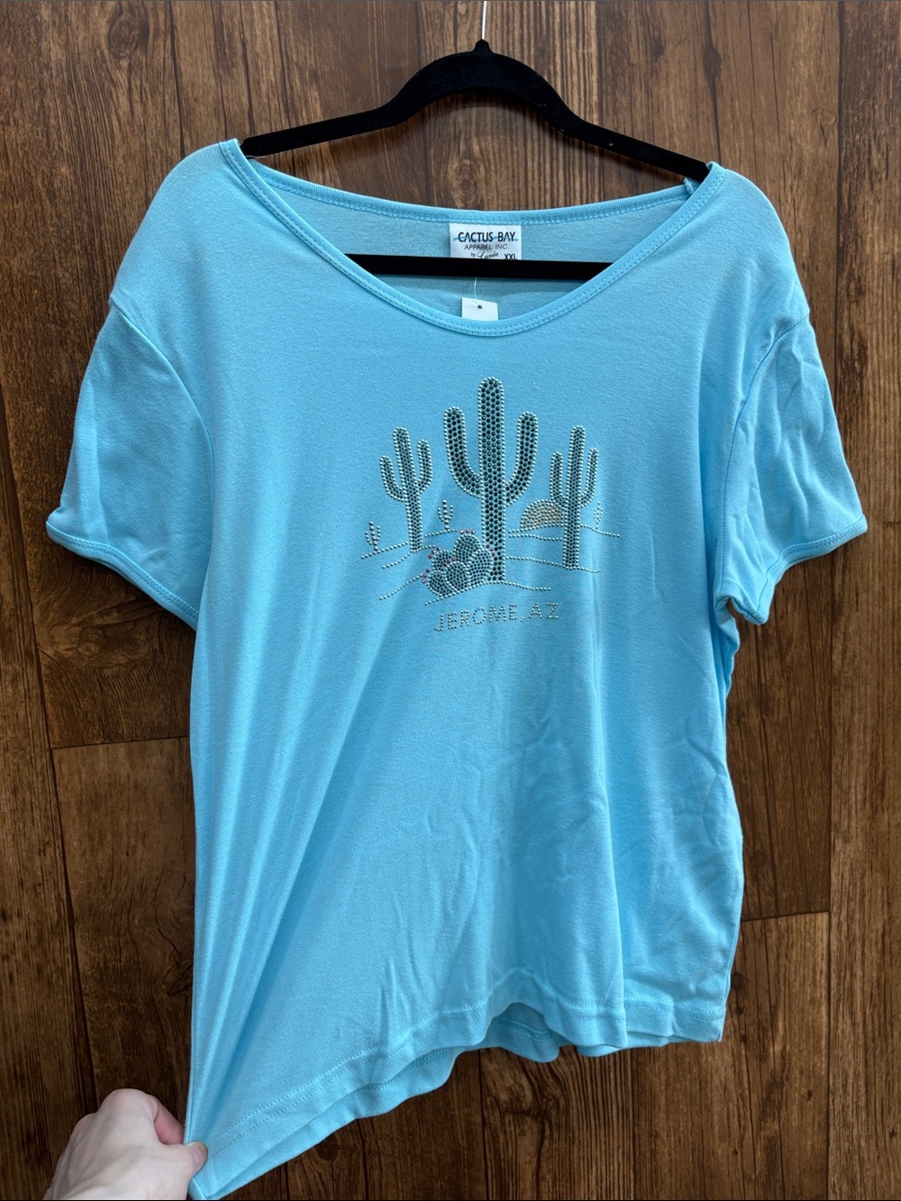 Cactus Bay Women’s Light Blue Short Sleeve Tee